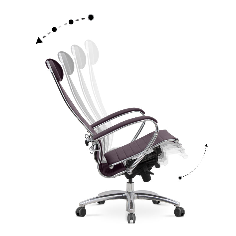 Office Chair Tomba Bordeaux