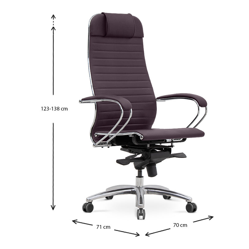 Office Chair Tomba Bordeaux