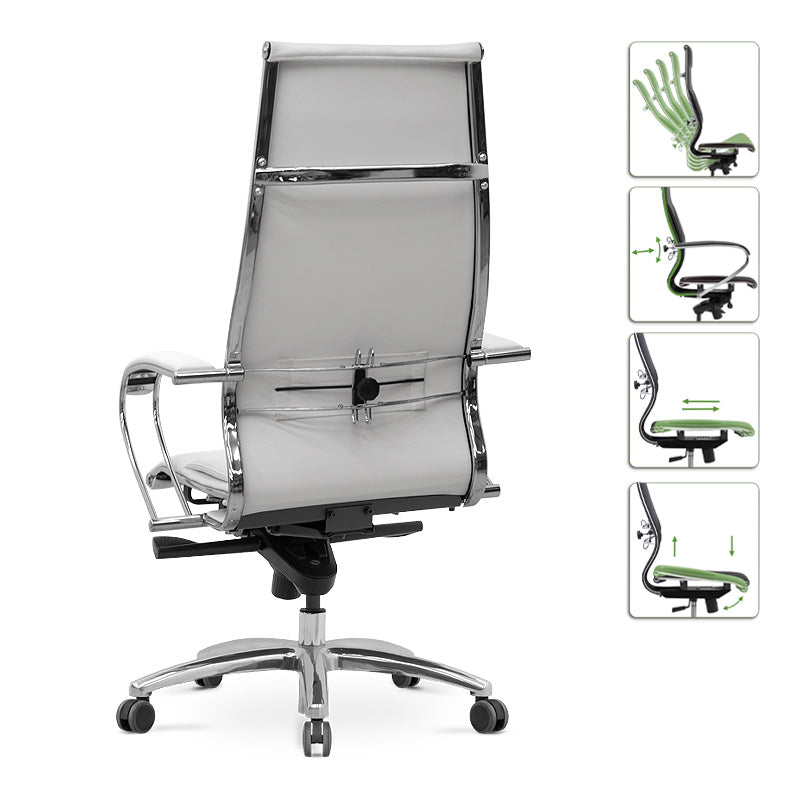 Office Chair Leader White 70x70x122/134 cm