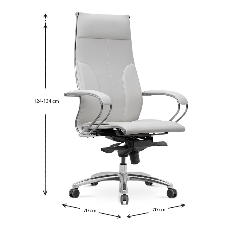 Office Chair Leader White 70x70x122/134 cm