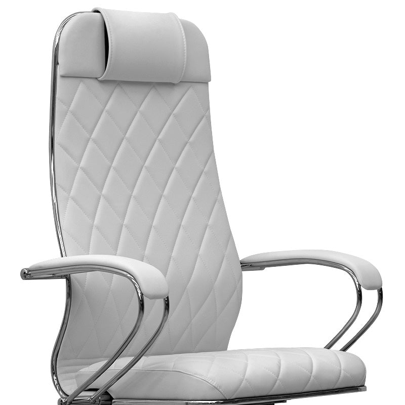 Silla de oficina Leoni White