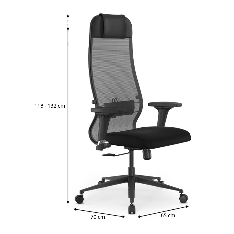 Office Chair HONOLULU Black