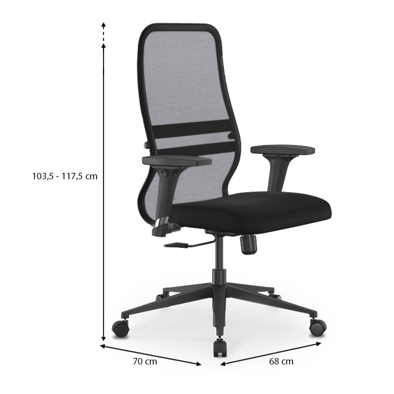 Bürostuhl Luxemburg schwarz