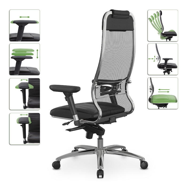 Office Chair Tanos Black 69x70x122/130 cm