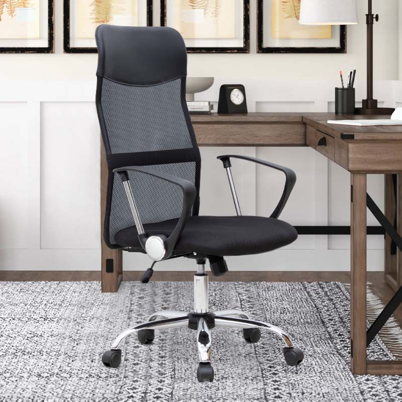 Office Chair Micha Black 62x59x110/120 cm