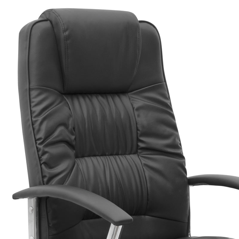 Chaise de bureau Arlene Pu Leather Black 62x63x112 / 122cm