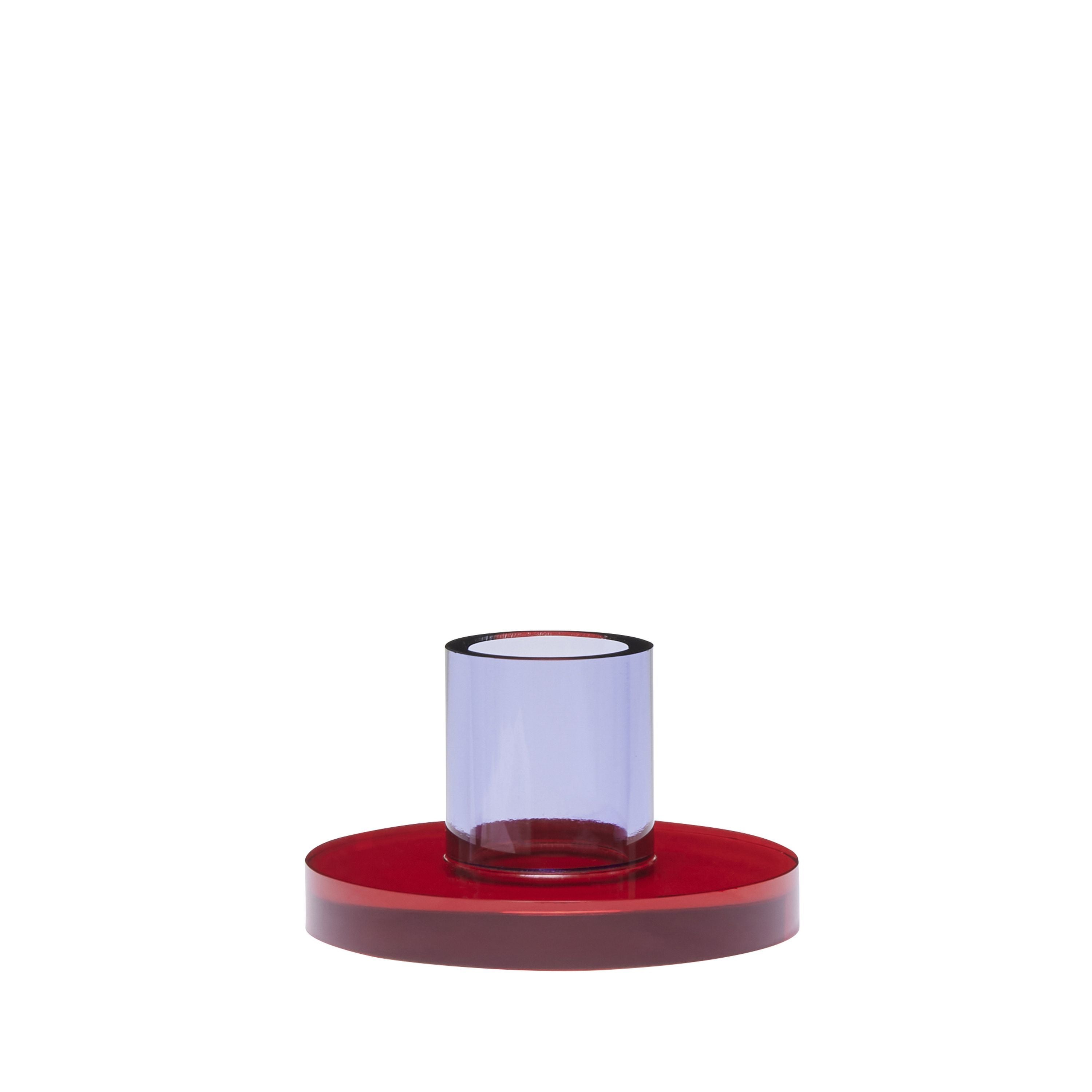 Hübsch Astra Bandle Holder Small, rouge / Violet