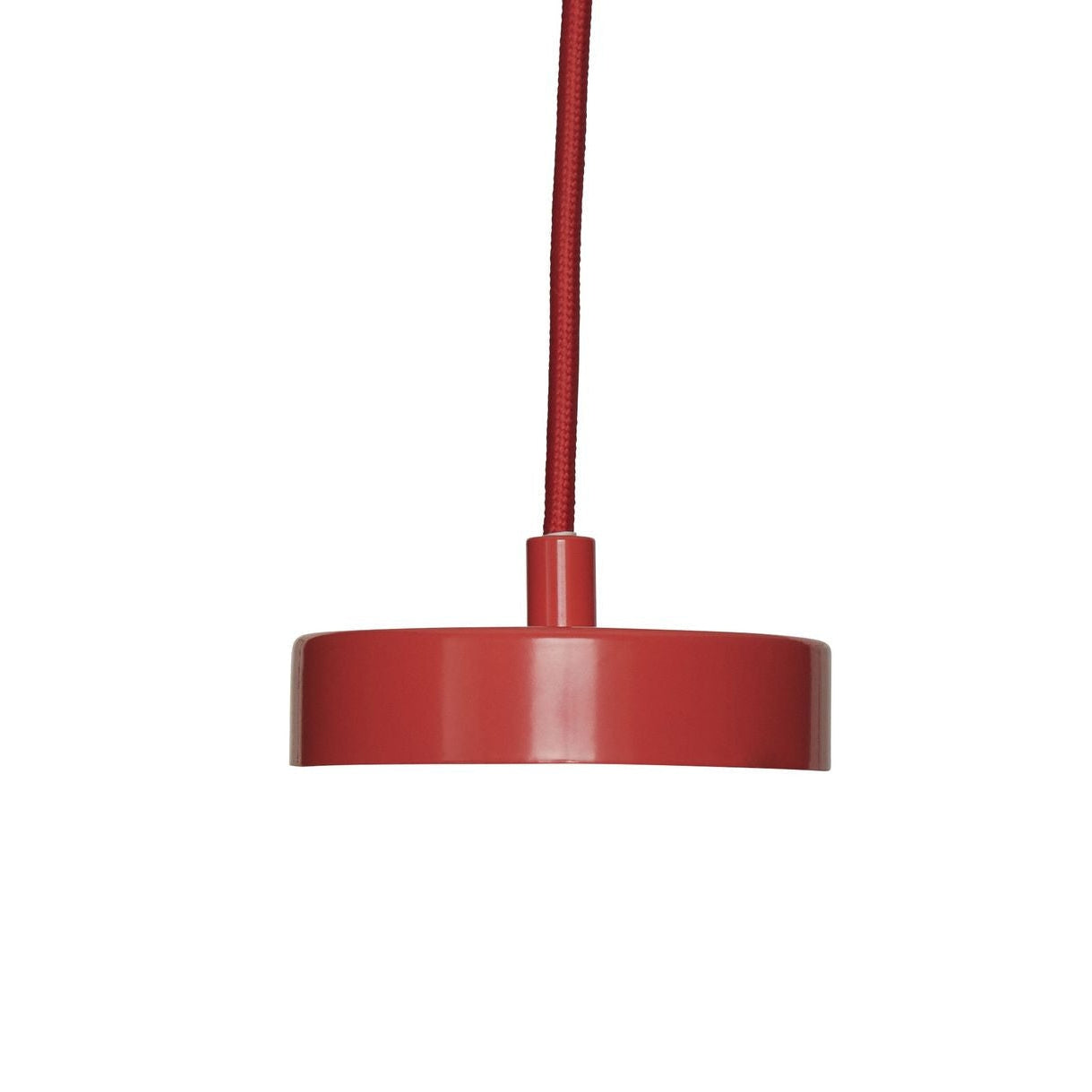 Hübsch Chand loftslampe, naturlig/rød