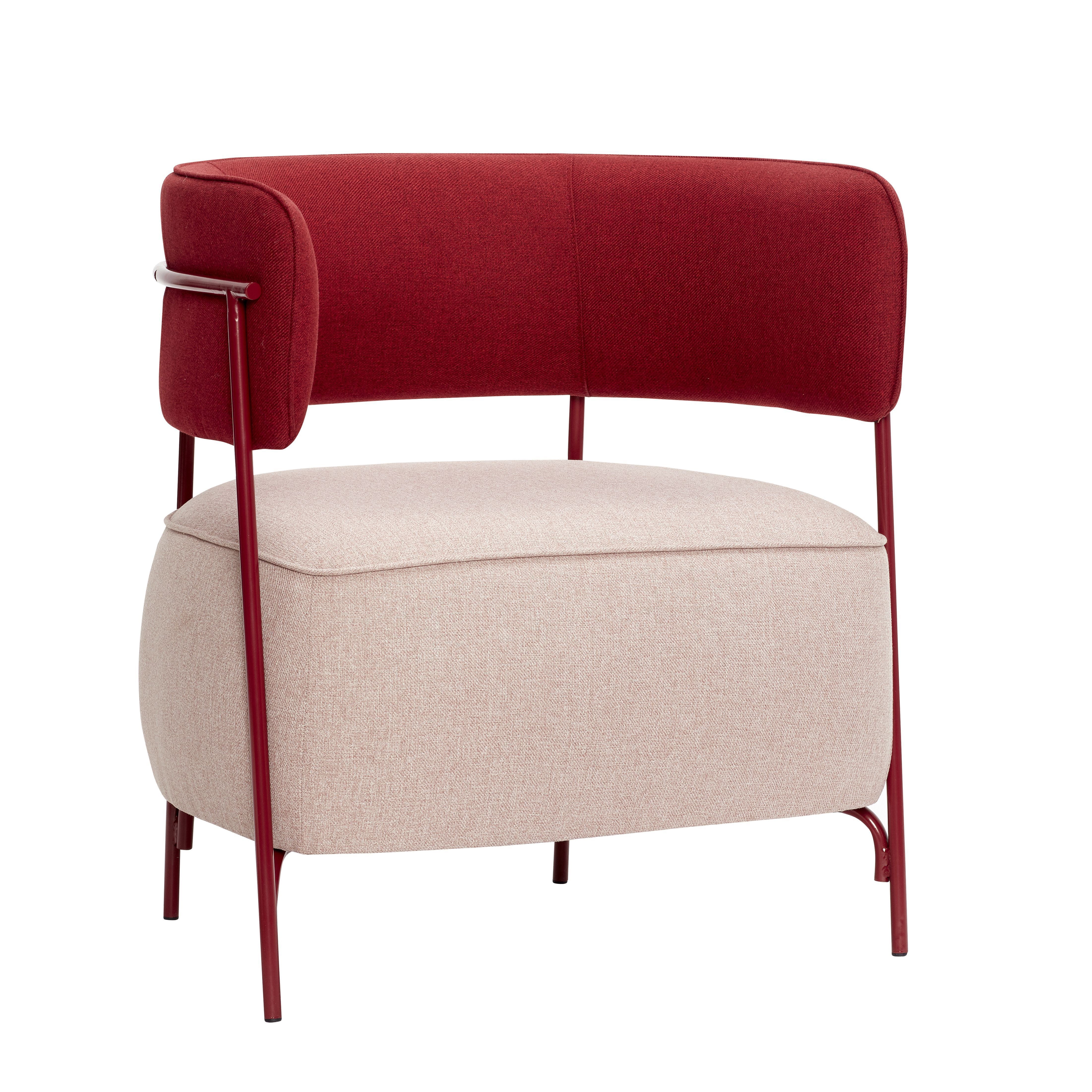 Hübsch Teddy Lounge Chair Red