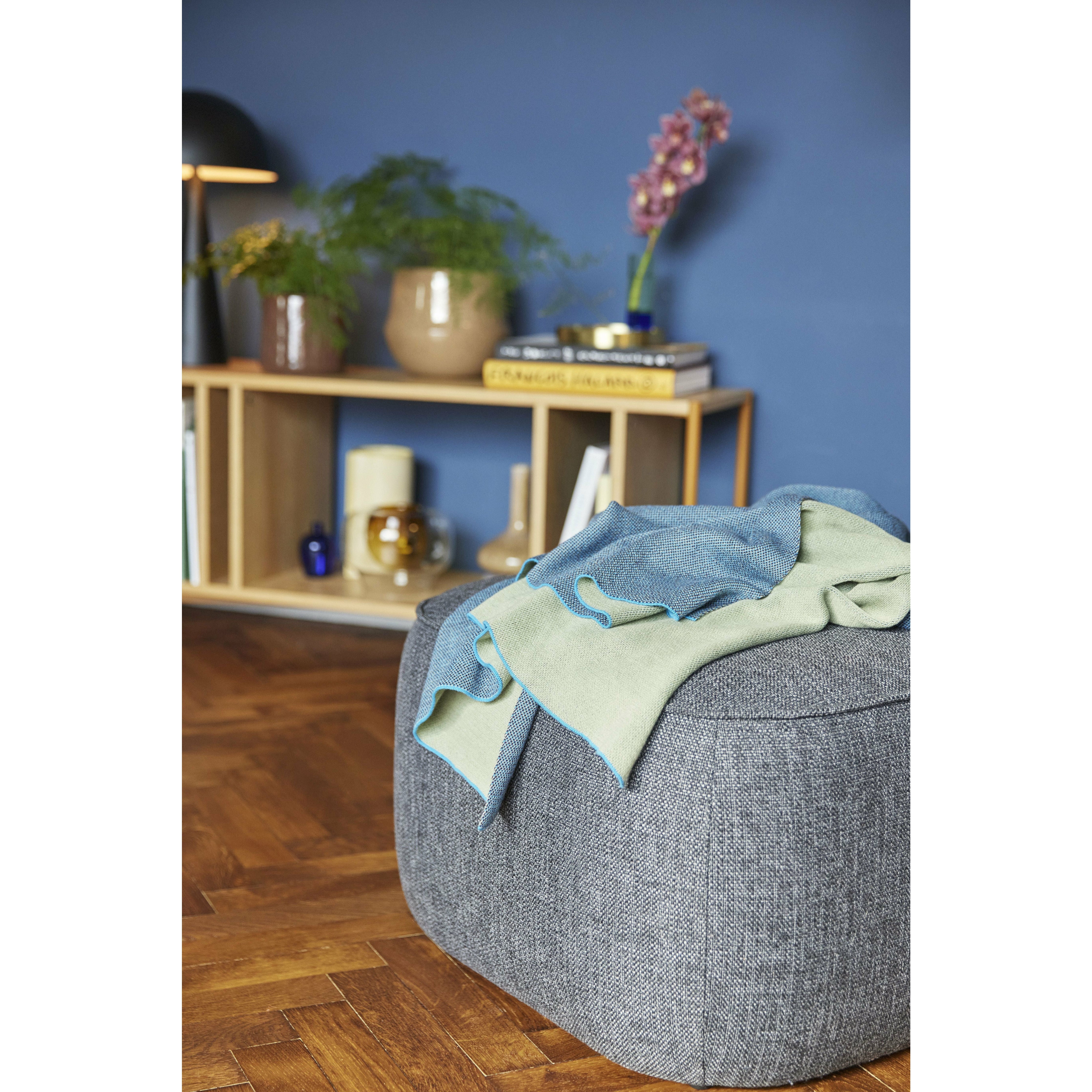 Hübsch Cube Pouffe, Gray