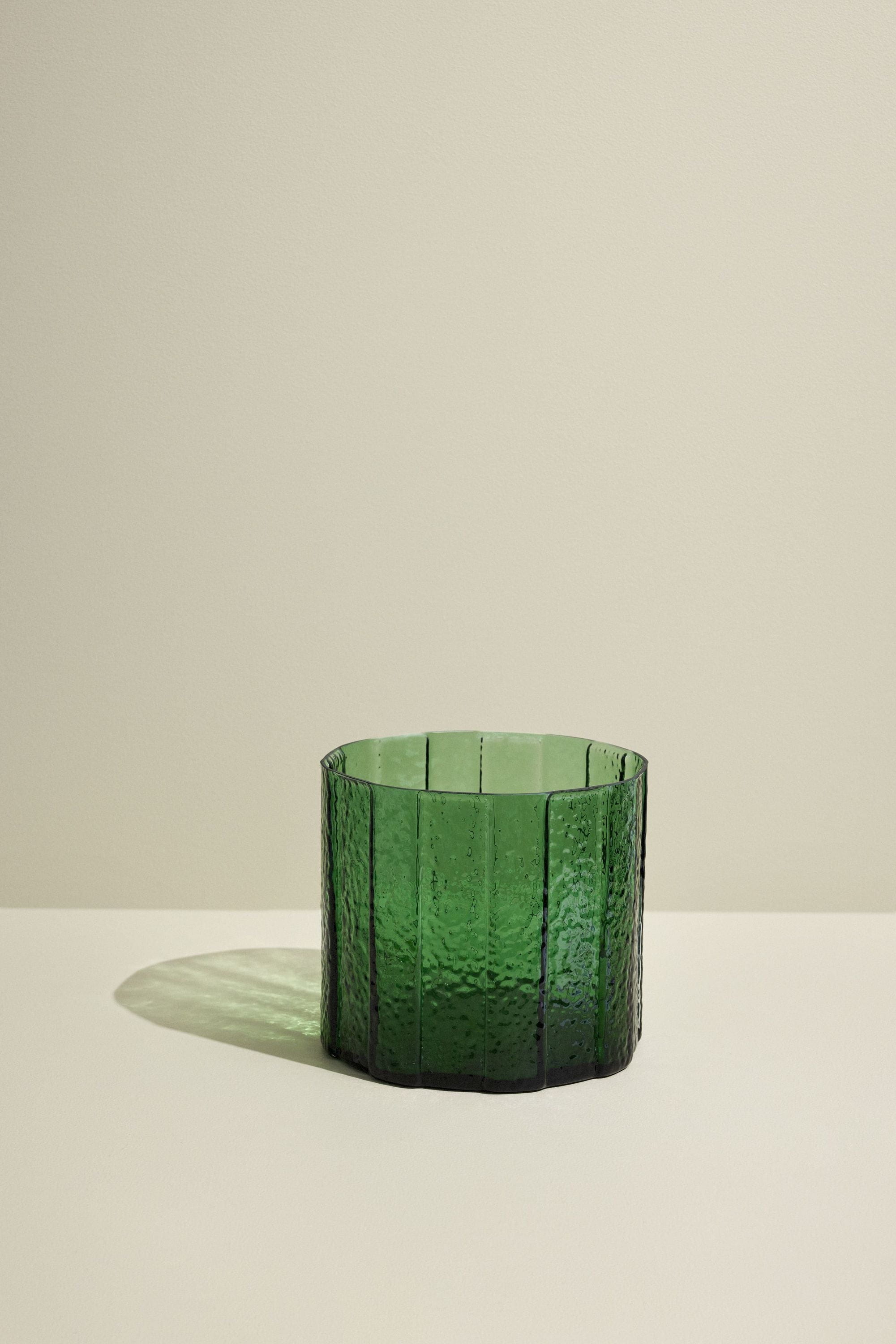 Hübsch Emerald Vase, grün