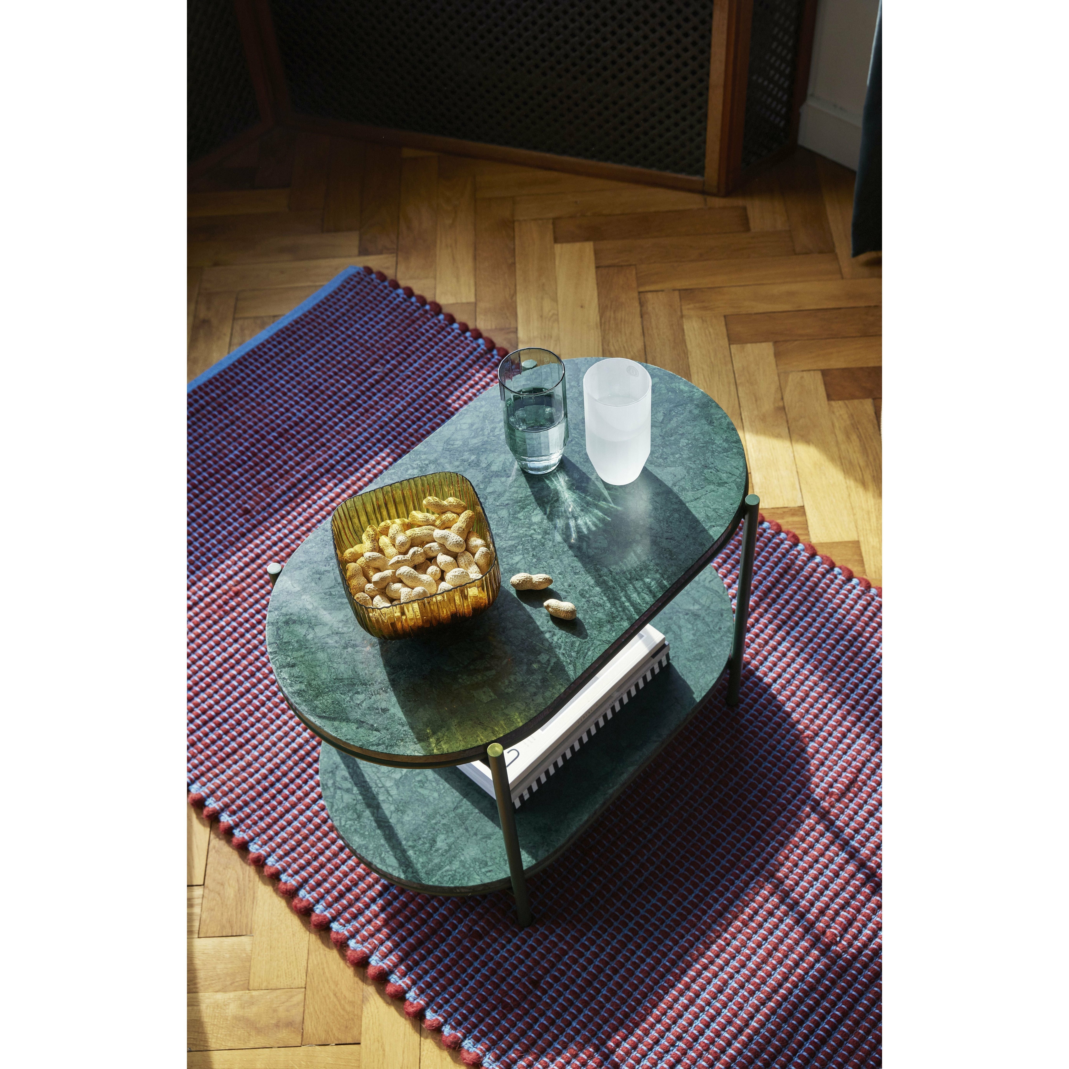 Hübsch Nusa Table Metal / Marble Green