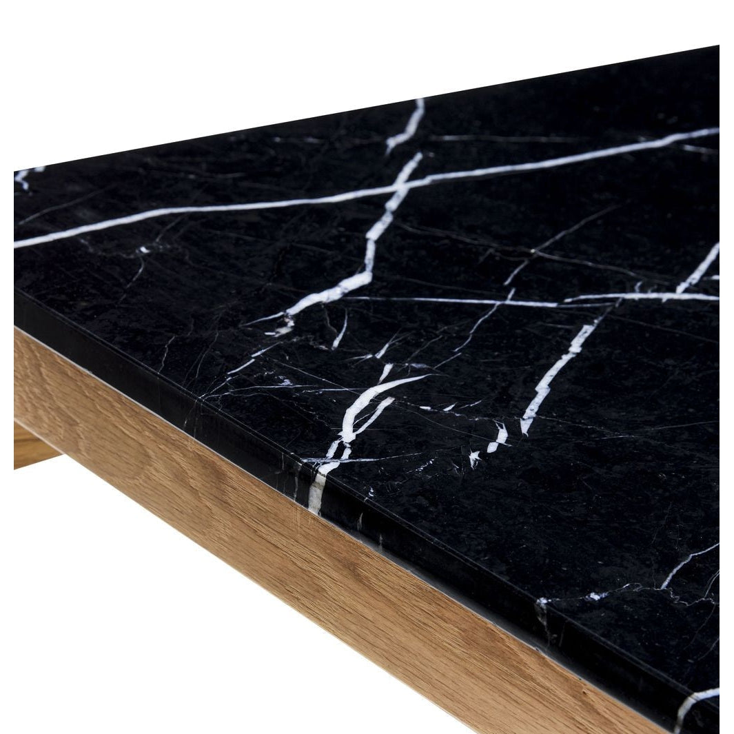 Hübsch Raaka sohvapöytä tammi/marmori
