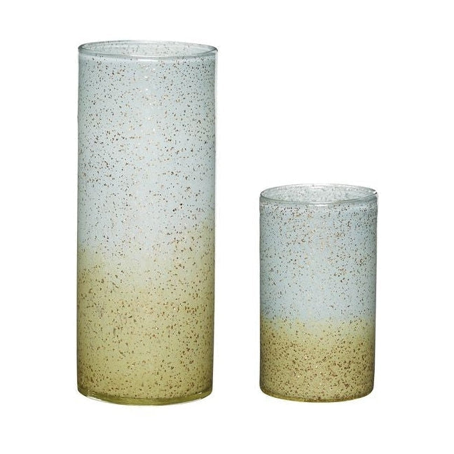 Hübsch Shimmer Vase sett med 2