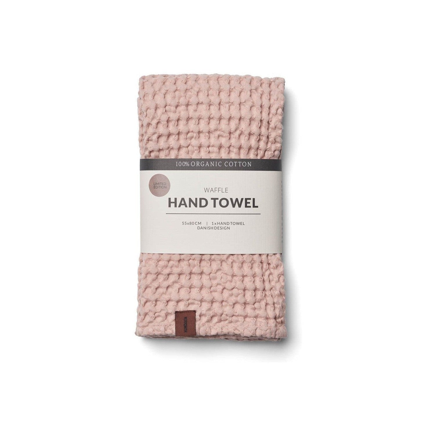 Humdakin Wafel organische handdoek, blush