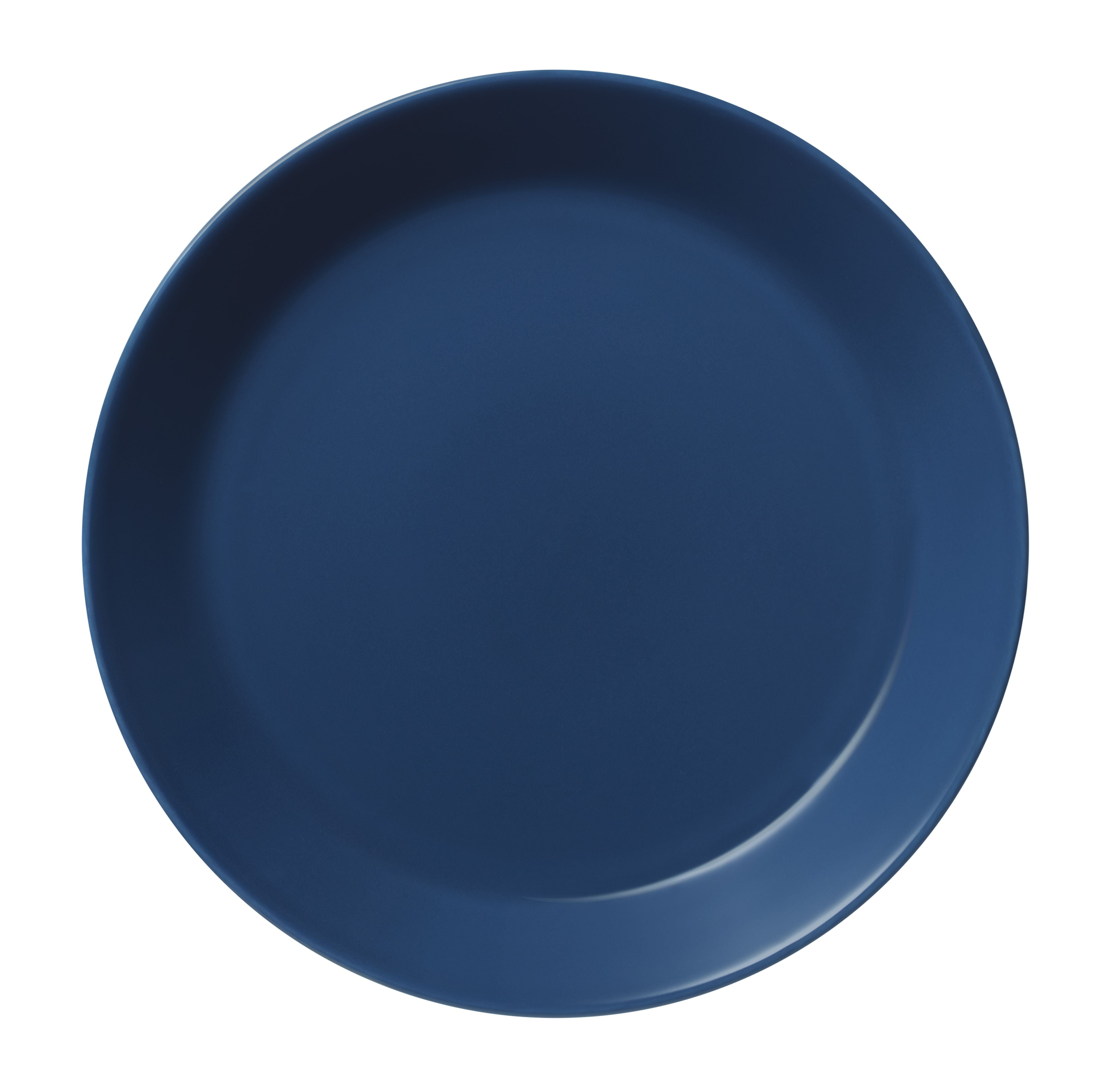 Iittala teema plate 23cm, vintage blå