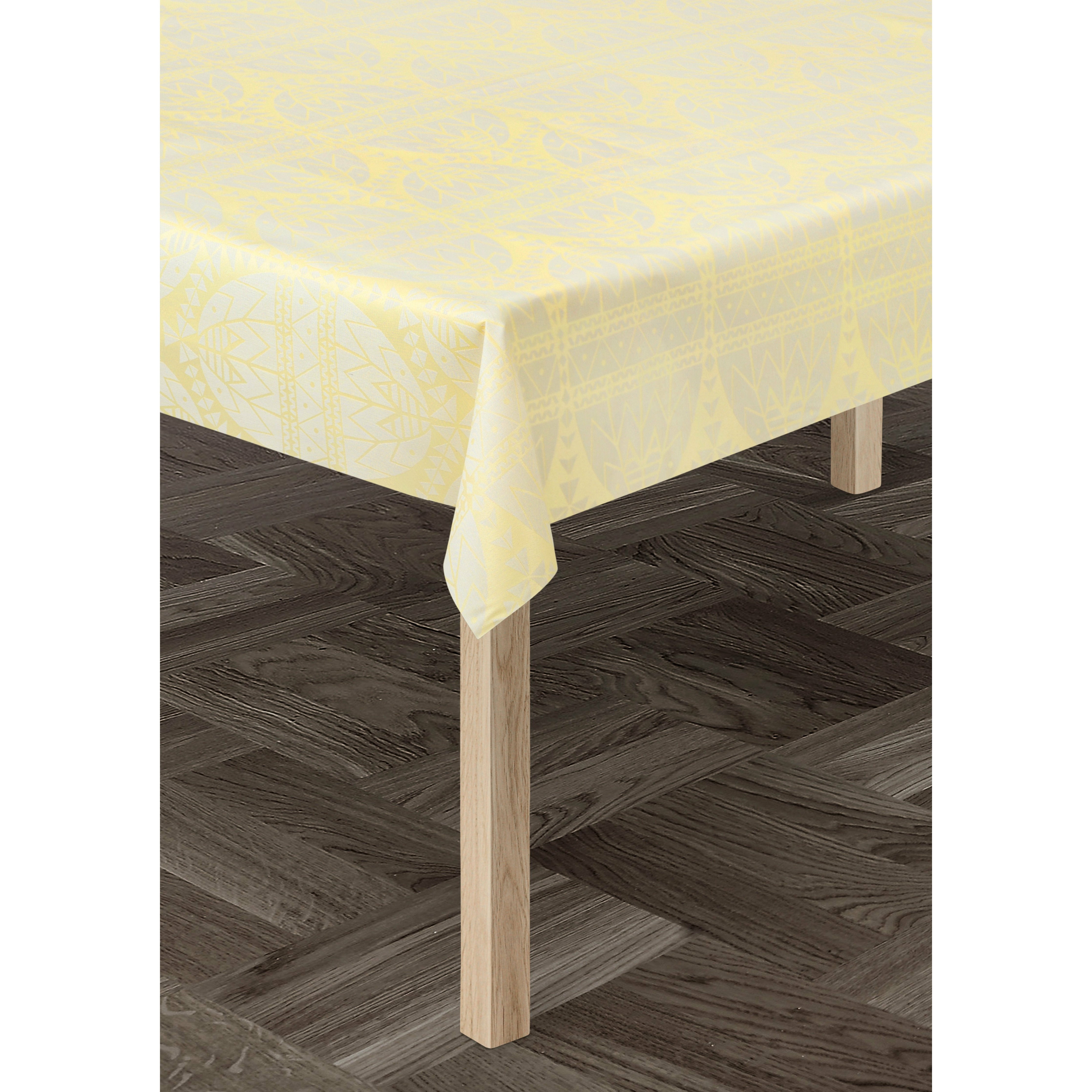 Juna Pasen acryl tafelkleed 140 cm, geel