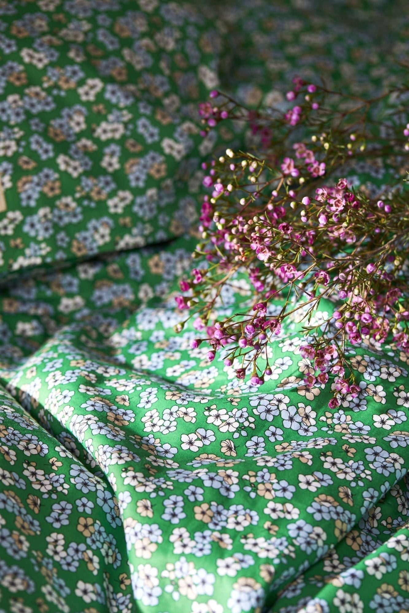 Juna愉快的枕套63x60厘米，绿色