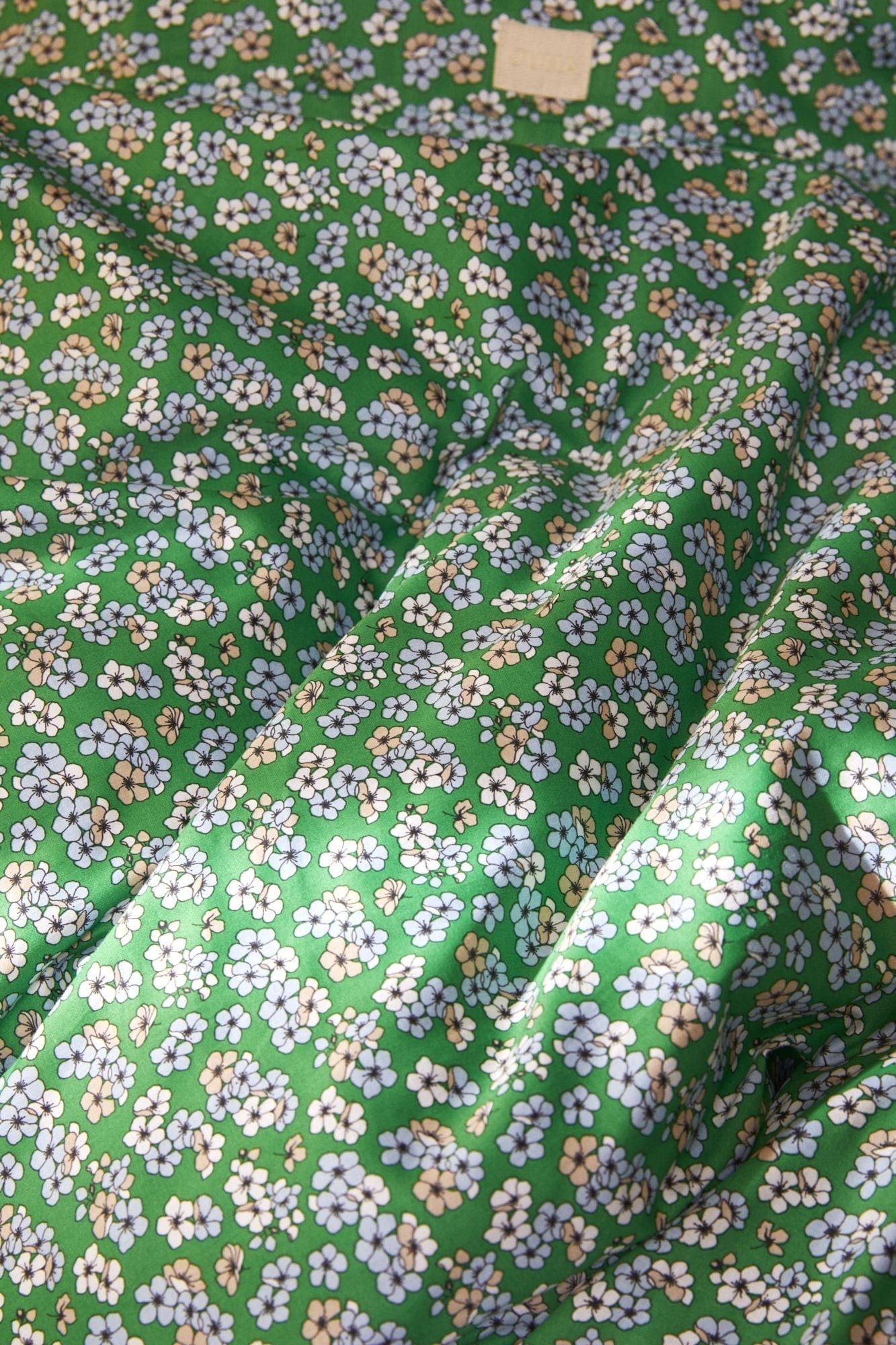 Juna behagelig seng lin 140x200 cm, grønn
