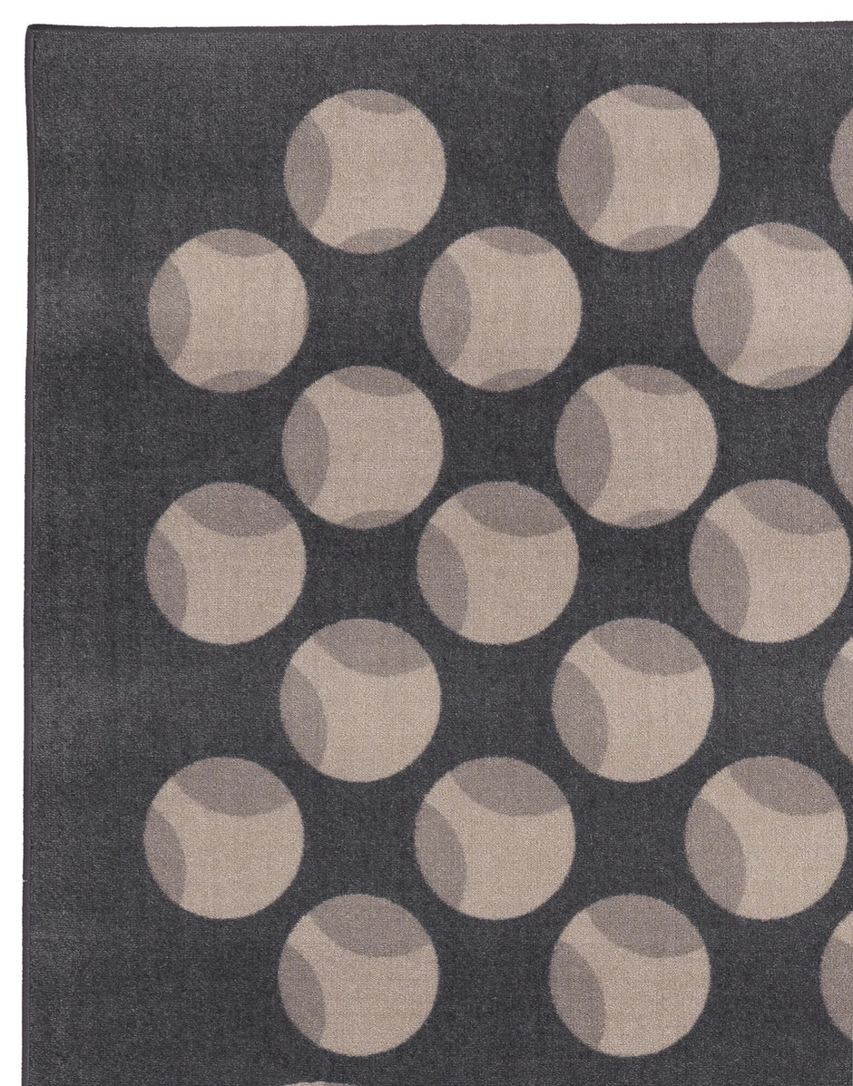 Kartell地毯矩形，灰色/米色