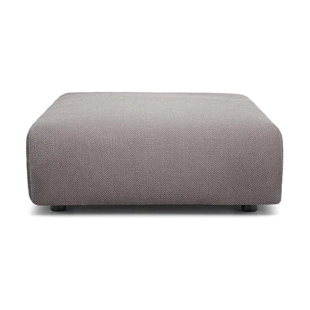 Kartell Plastics Duo Pouf Square Nilo, grijs