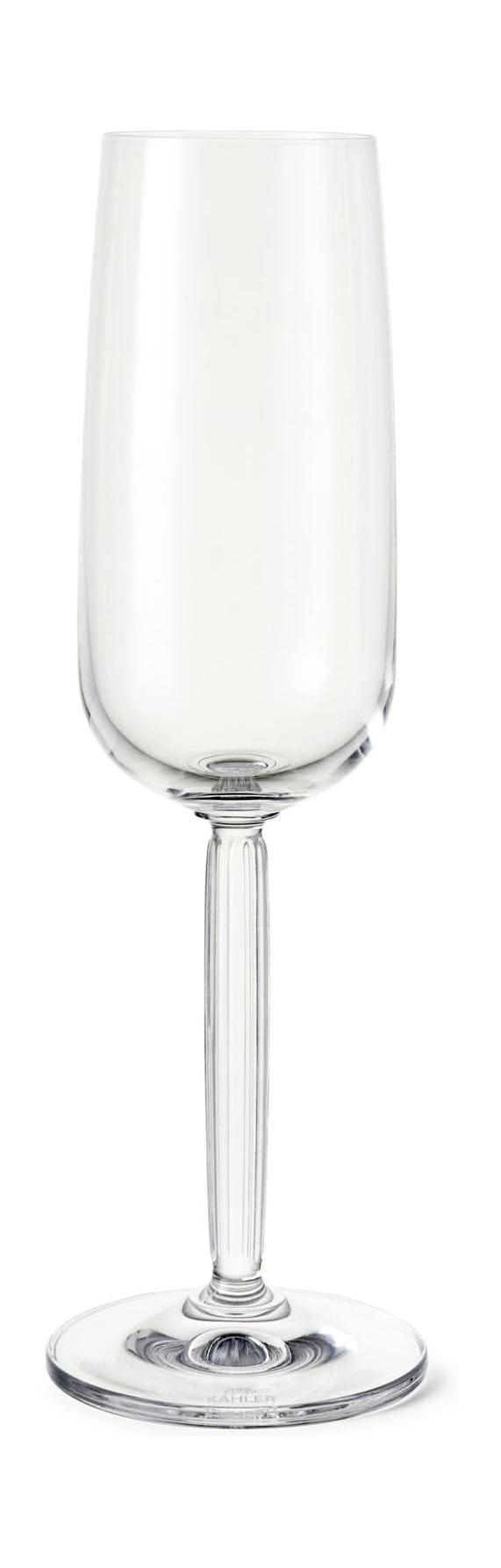 Kähler Hammershøi Champagne Glass Set di 240 ml, chiaro