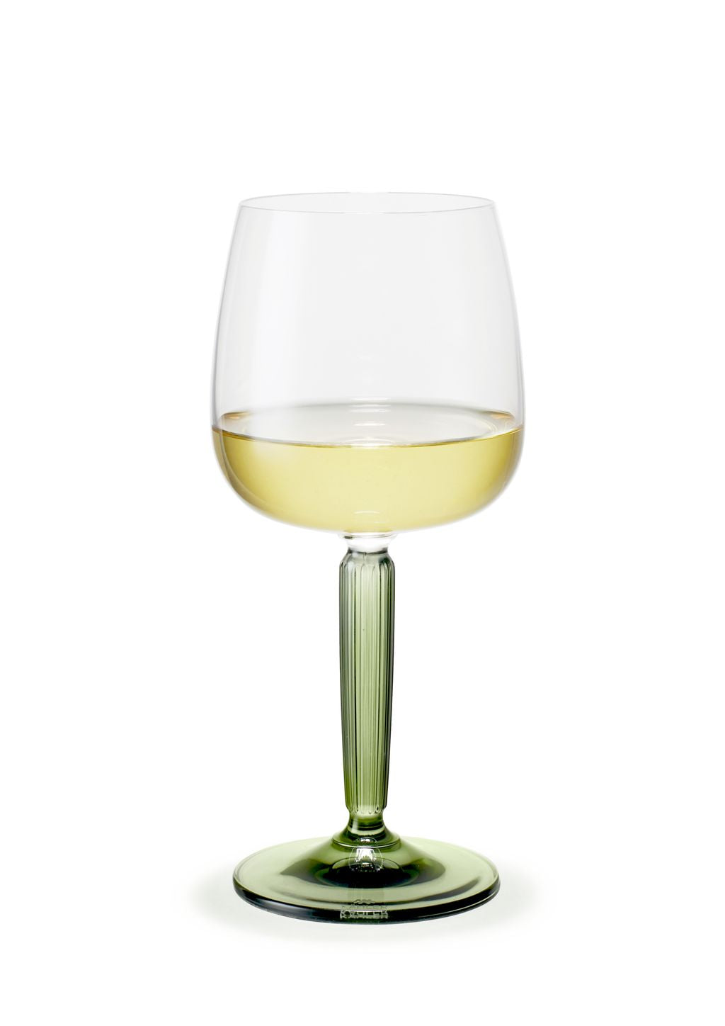 Kähler Hammershøi White Wine Glass 35 CL, verde 2 p CS.