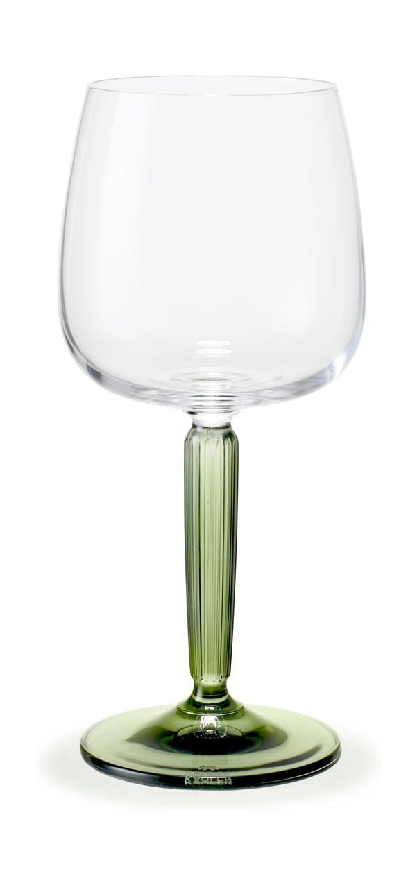 KählerHammershøi白酒玻璃35 cl，绿色2 p cs。