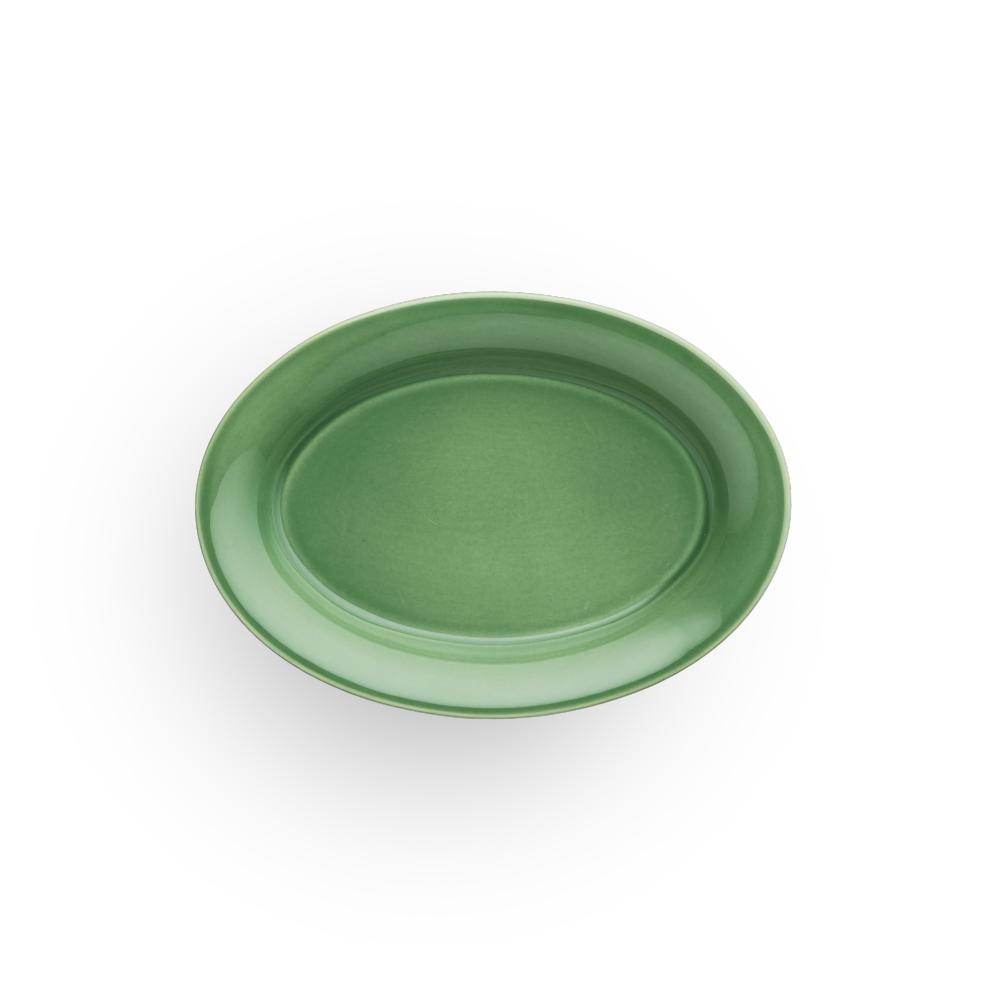 Kähler Plaque ovale ursula 18x13 vert foncé