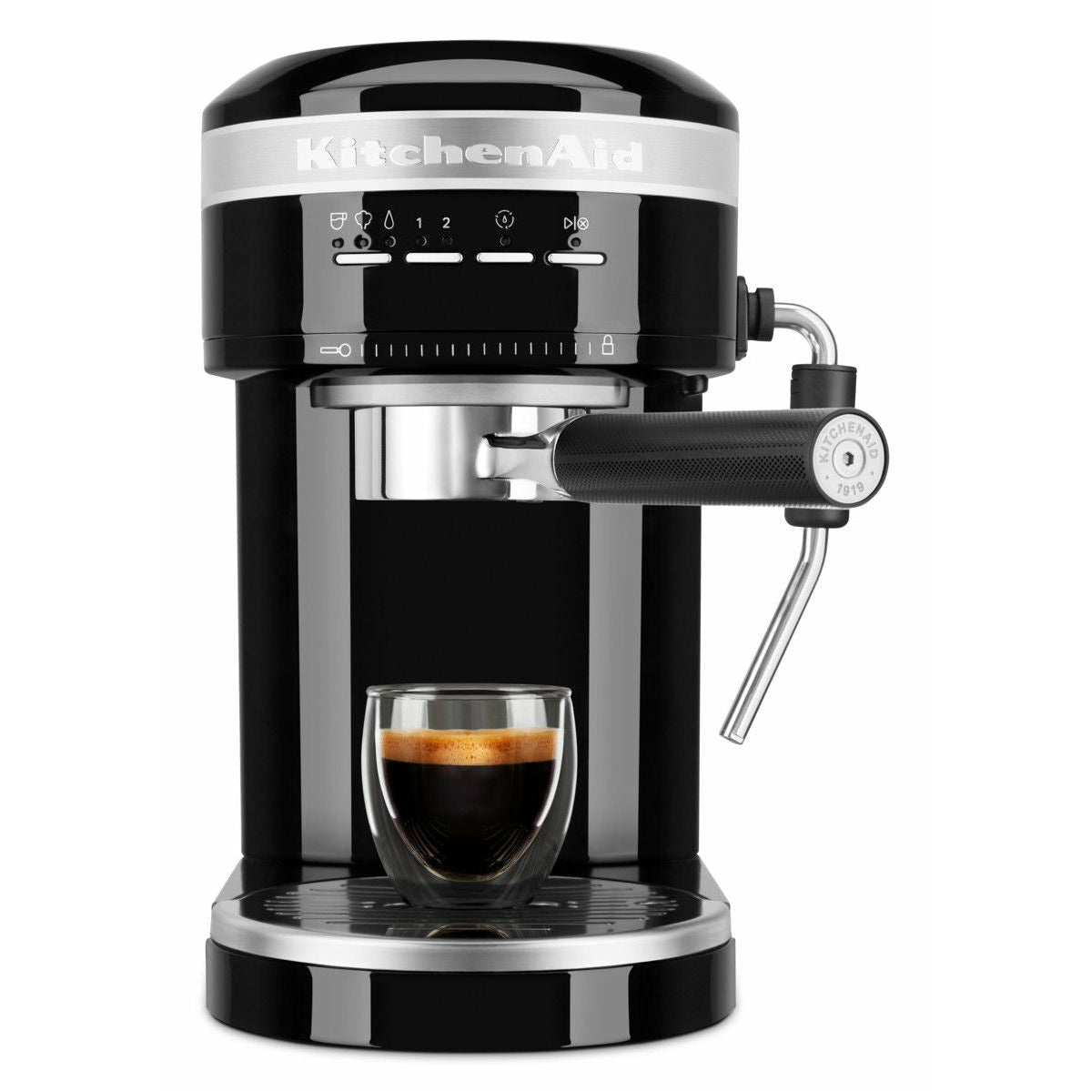 Kitchen Aid 5 Kes6503 Artisan Semi Automatic Espresso Machine, Cast Iron Black