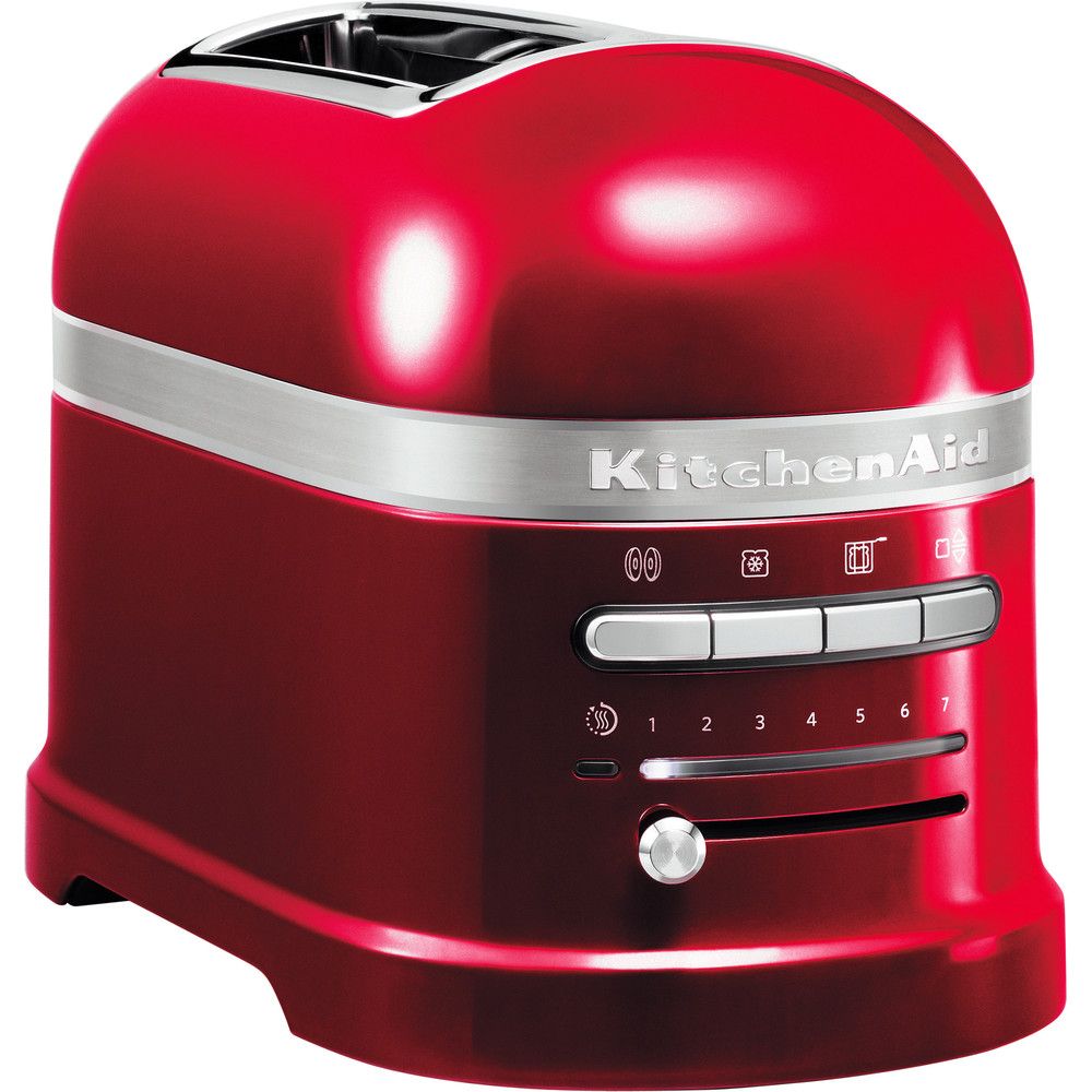 厨房援助5 kmt2204 Artisan烤面包机，用于2片，爱苹果红色