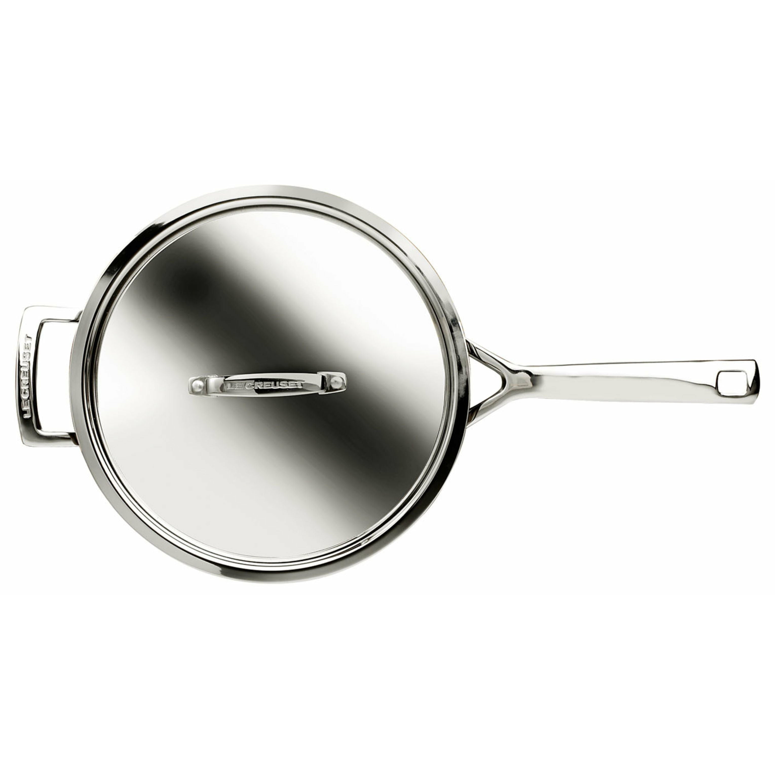 Le Creuset 3 Ply Stainless Steel Non Stick Frying Pan, 24 Cm