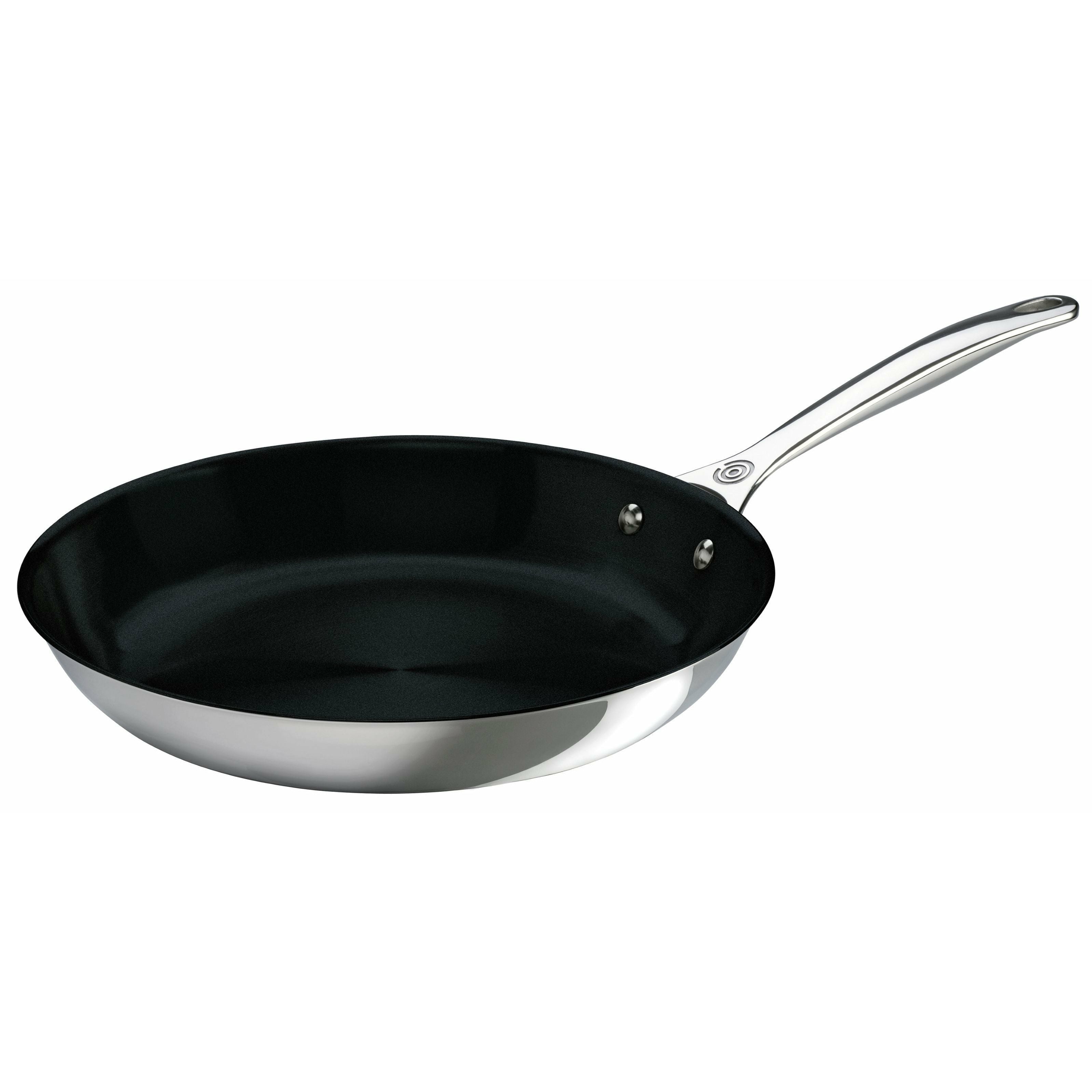 Le Creuset Signature Edelstahl flacher Nicht -Stick -Frittierplan 30 cm