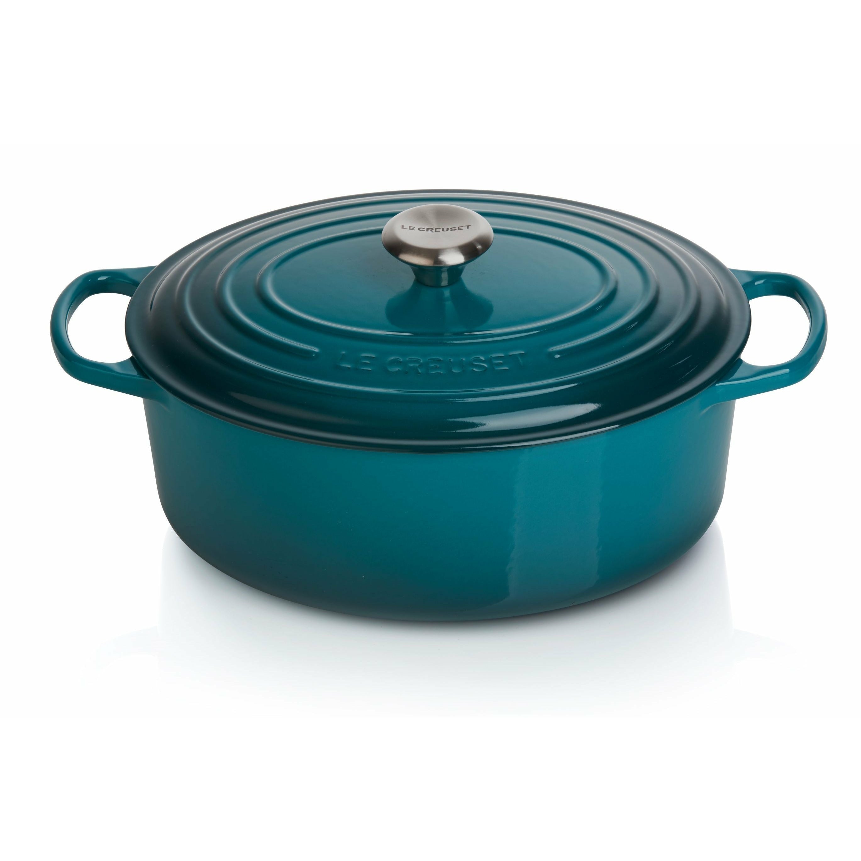 Le Creuset Signature Oval Roaster 31 cm, verde acqua