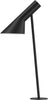 Louis Poulsen AJ Garden Short Black Black LED 4000 K 6,5 W, ancoraggio con adattatore