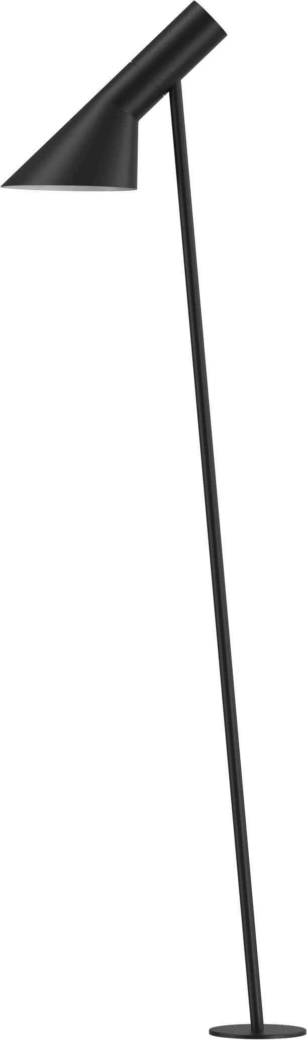 Louis Poulsen AJ Garden Long Bollard Black LED 4000 K 6,5 W, Spike avec adaptateur