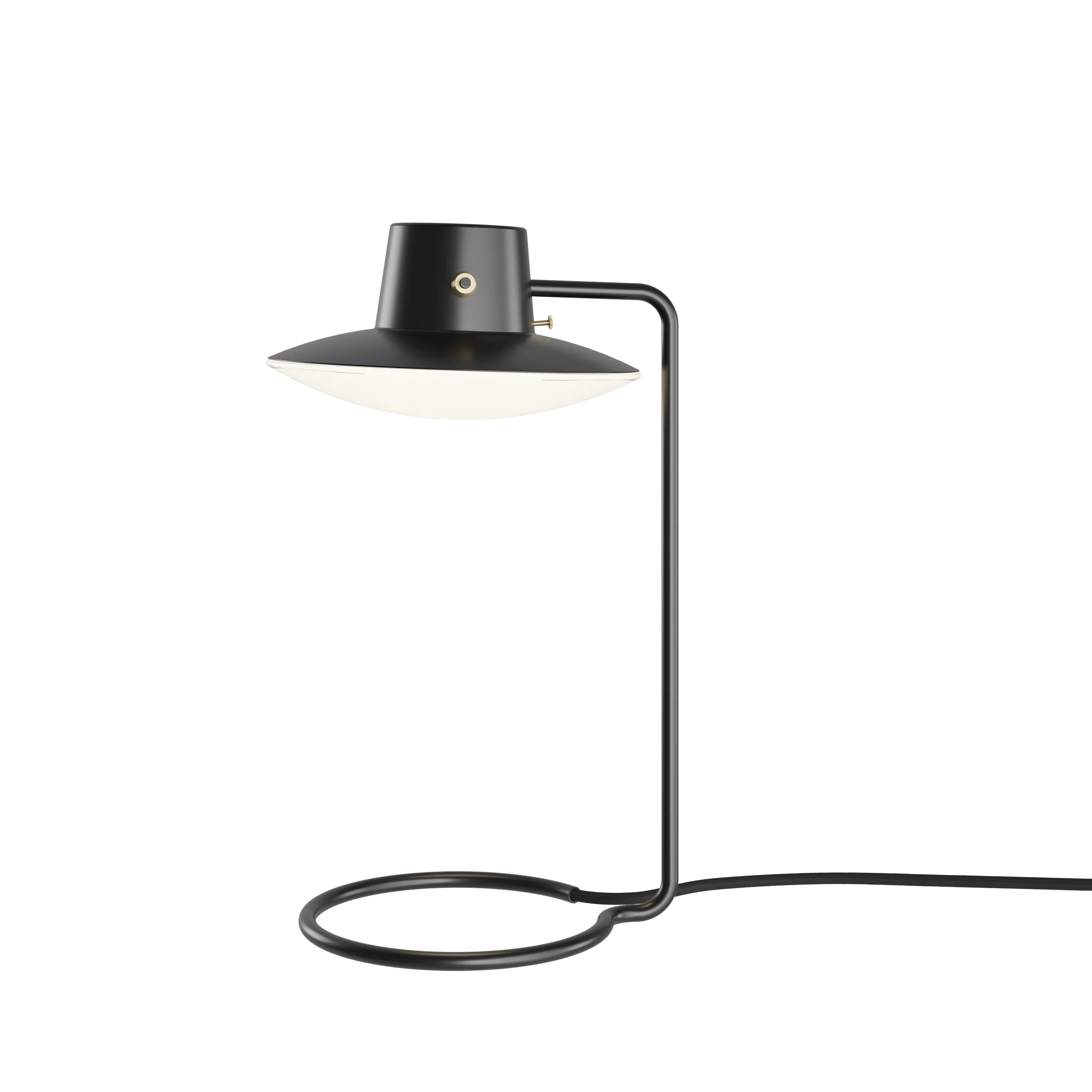 Louis Poulsen AJ Oxford Table Lampe Metal Black / Opal Verre Ø 41 cm