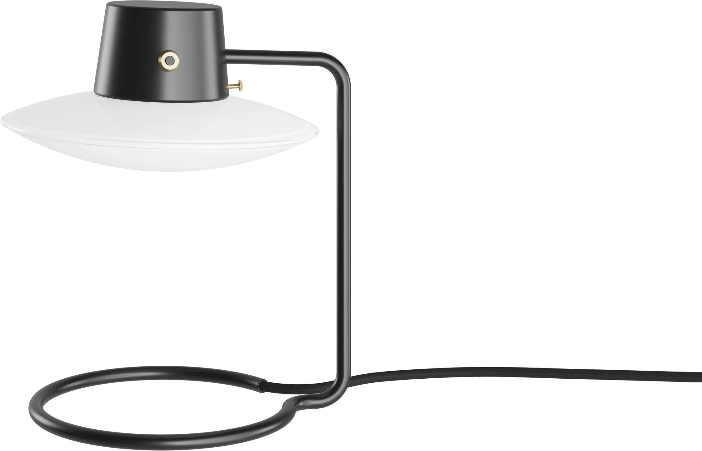Louis Poulsen AJ Oxford Lámpara de mesa de vidrio ópalo Ø 28 cm
