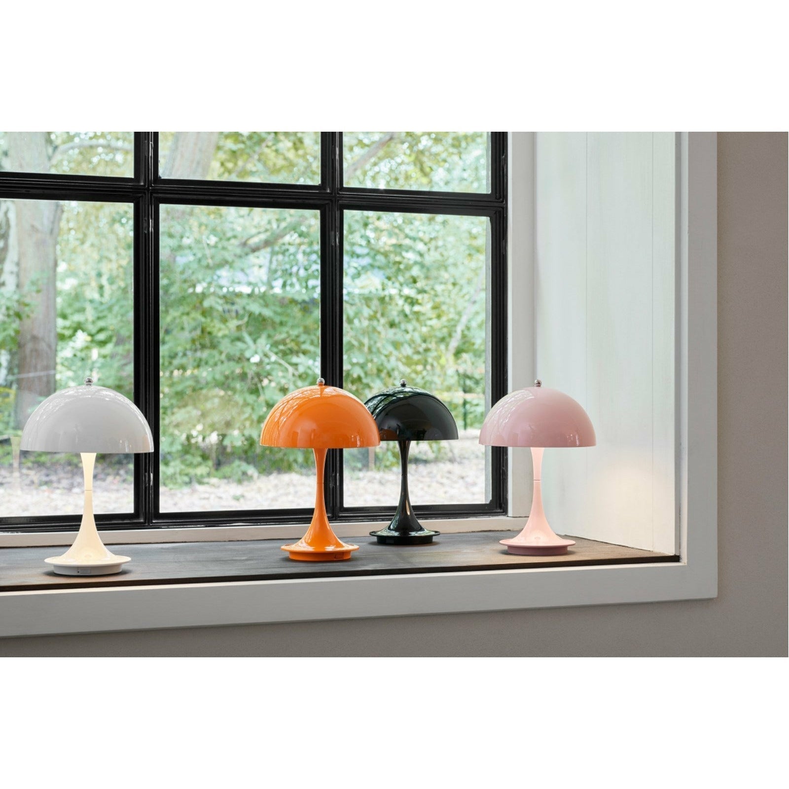 Louis Poulsen Panthella 160 bærbar bordlampe LED 27 K V2, Pale Rose