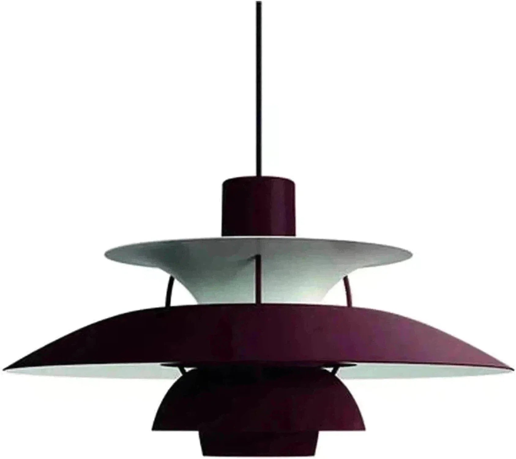 Louis Poulsen Ph 5 Pendant Monochrome, Burgundy