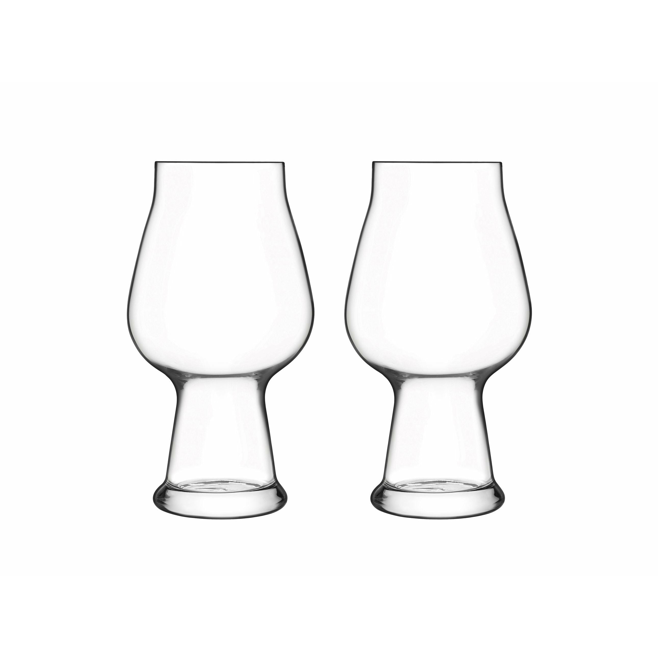 Luigi Bormioli Birrateque Beer Glass Stout/Porter, 2 stykker