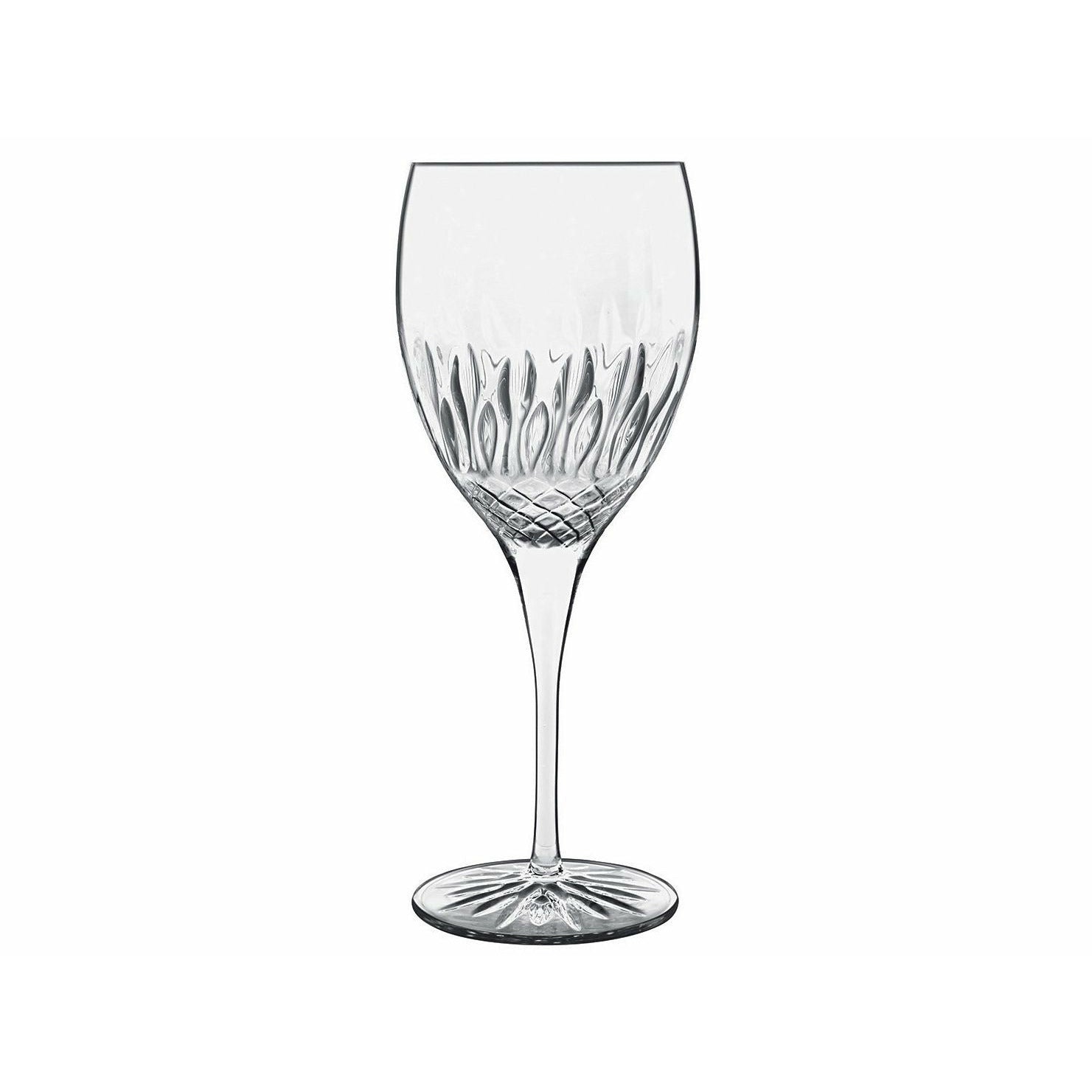 Luigi Bormioli Diamante rood wijnglas, set van 4