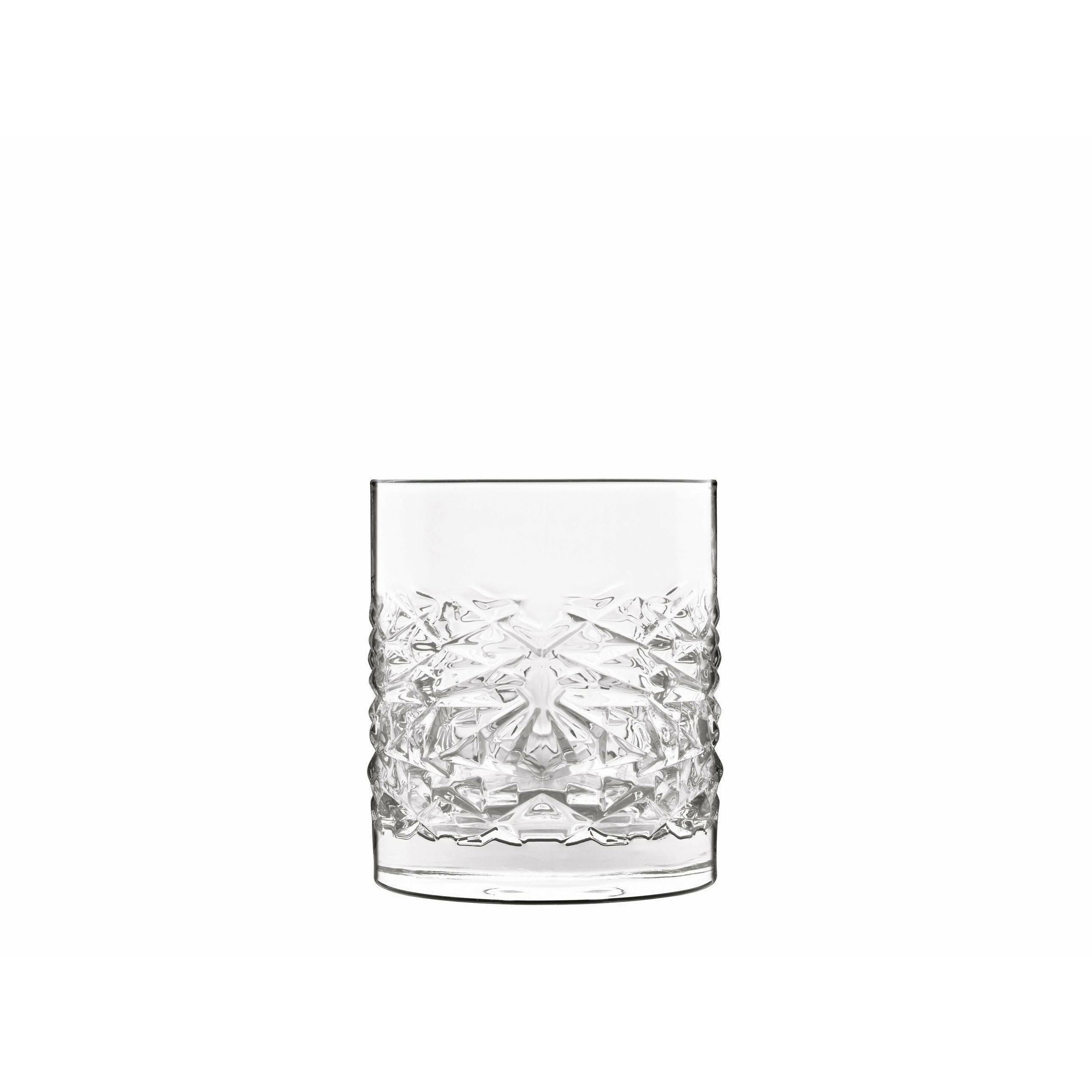 Luigi Bormioli Mixology Textures Glass d'acqua/vetro di whisky, set di 4