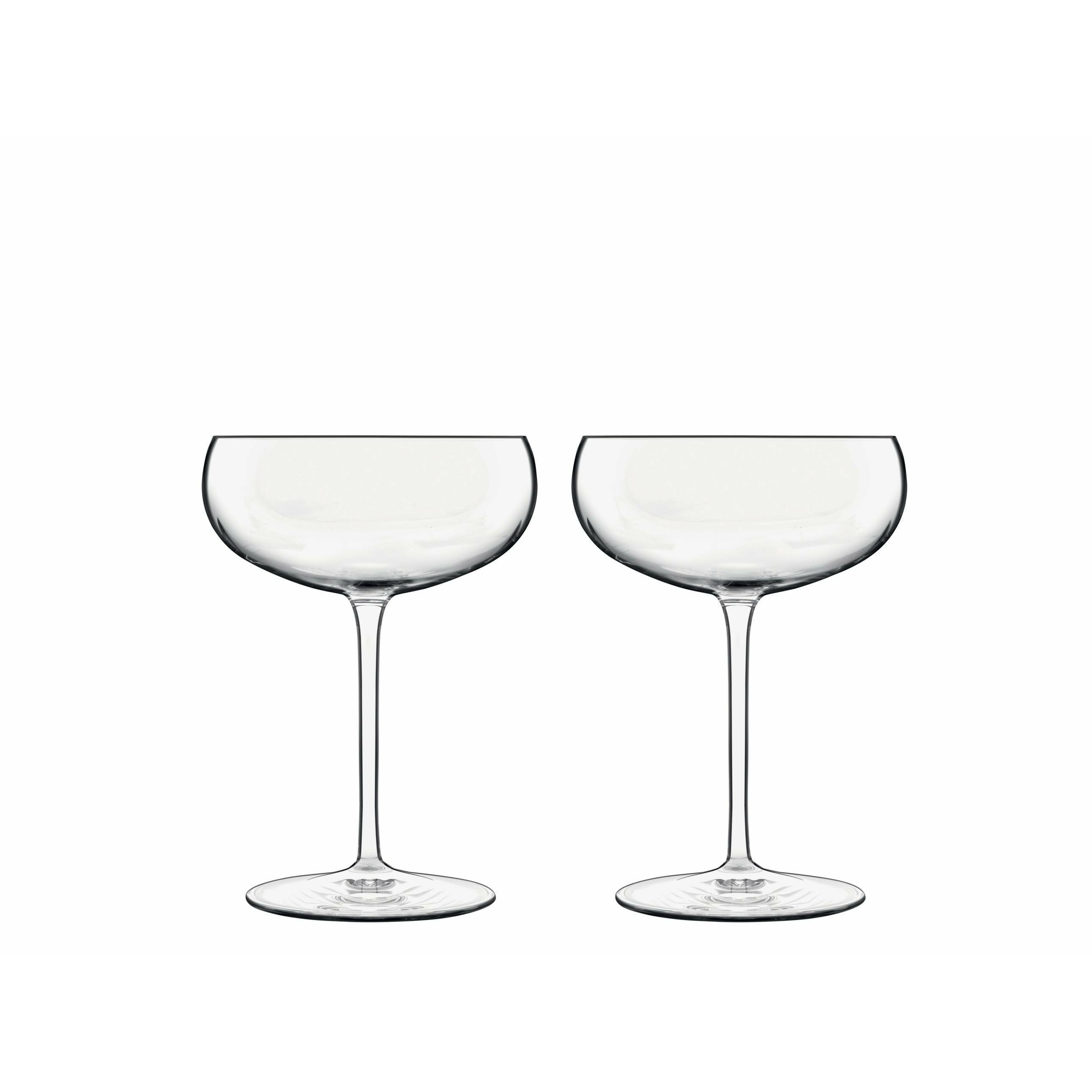 Luigi Bormioli Talismano Cocktailglas/Martiniglas, 2 Stück