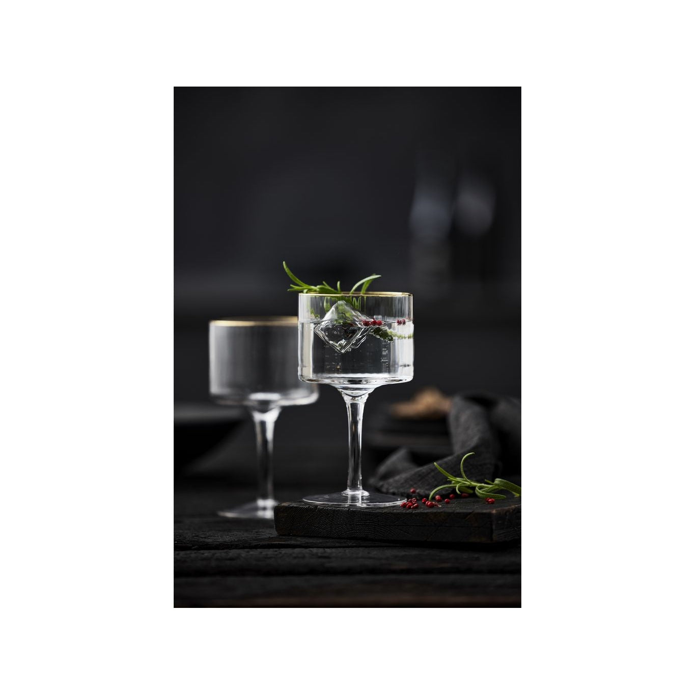 Lyngby Glas Palermo Gold Gin & Tonic Glass 32 Cl, 4 PC.