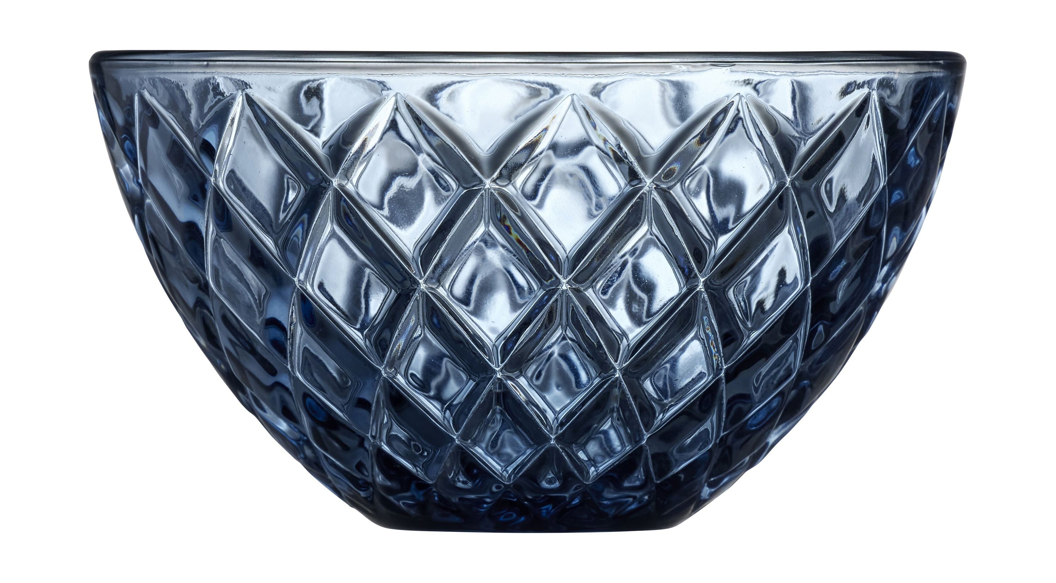 Lyngby Glas Sorrento Bowl Set Of 4, Blue