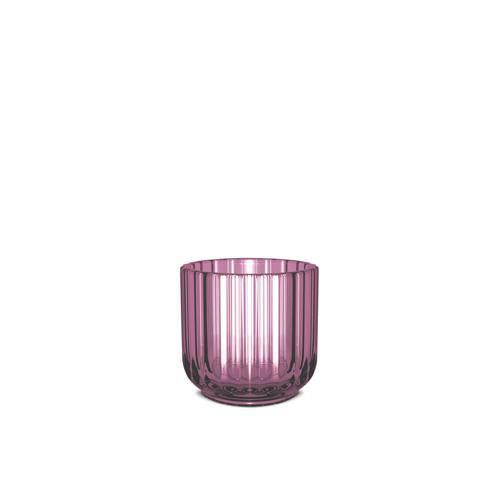 Lyngby Tealight支架紫色玻璃，6,5厘米