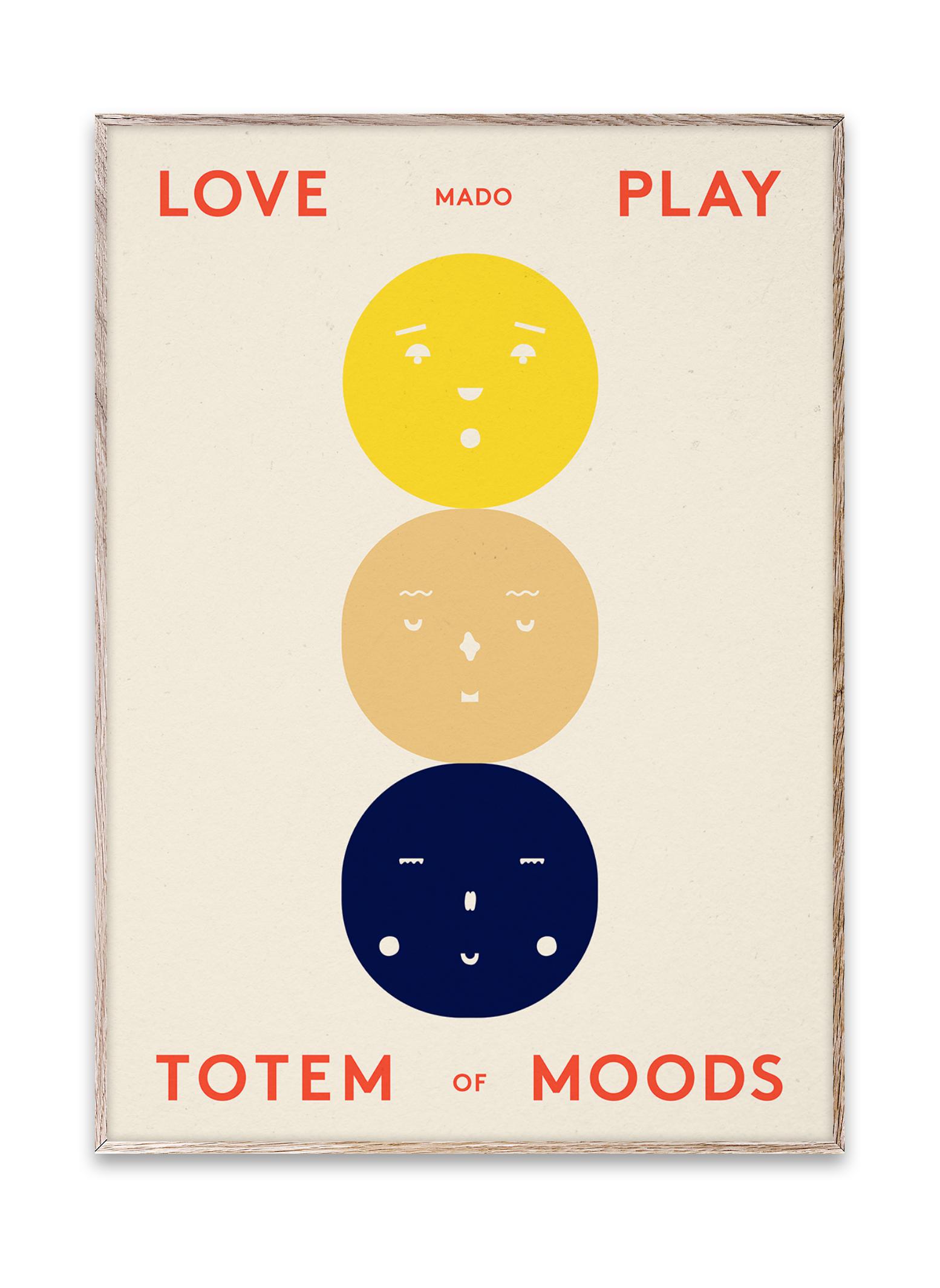 Paper Collective Totem Of Moods Poster, 50 X70 Cm