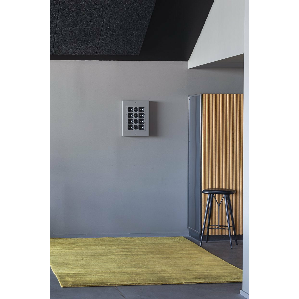 Massimo Terre Bamboo tapis chinois jaune, 140x200 cm