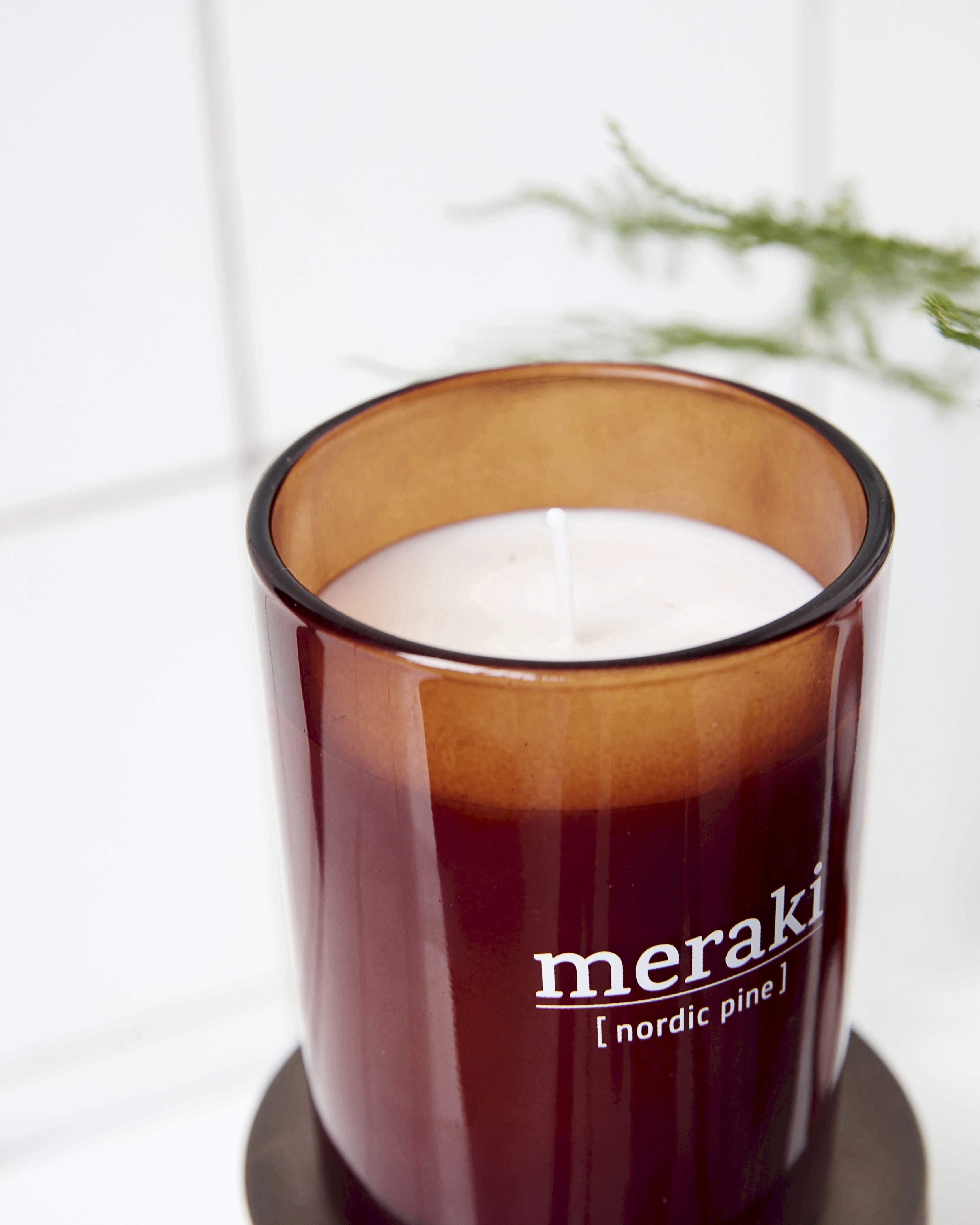 Meraki Scented Candle H6,7 Cm, Nordic Pine